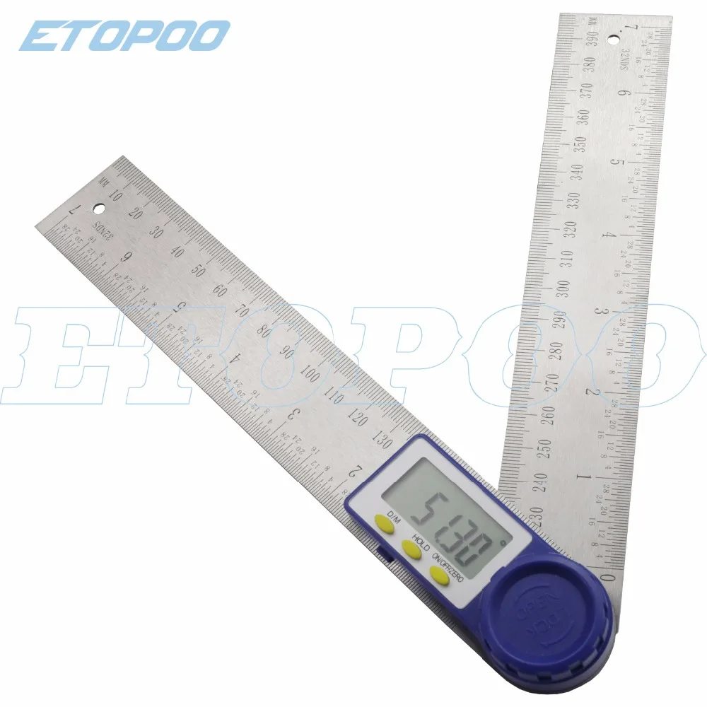 0-200mm 8'' Digital Meter Angle Inclinometer Angle Digital Ruler Electron Goniometer Protractor Angle finder Measuring Tool
0-200mm 8'' Digital Meter Angle Inclinometer Angle Digital Ruler Electron Goniometer Protractor Angle finder Measuring Tool