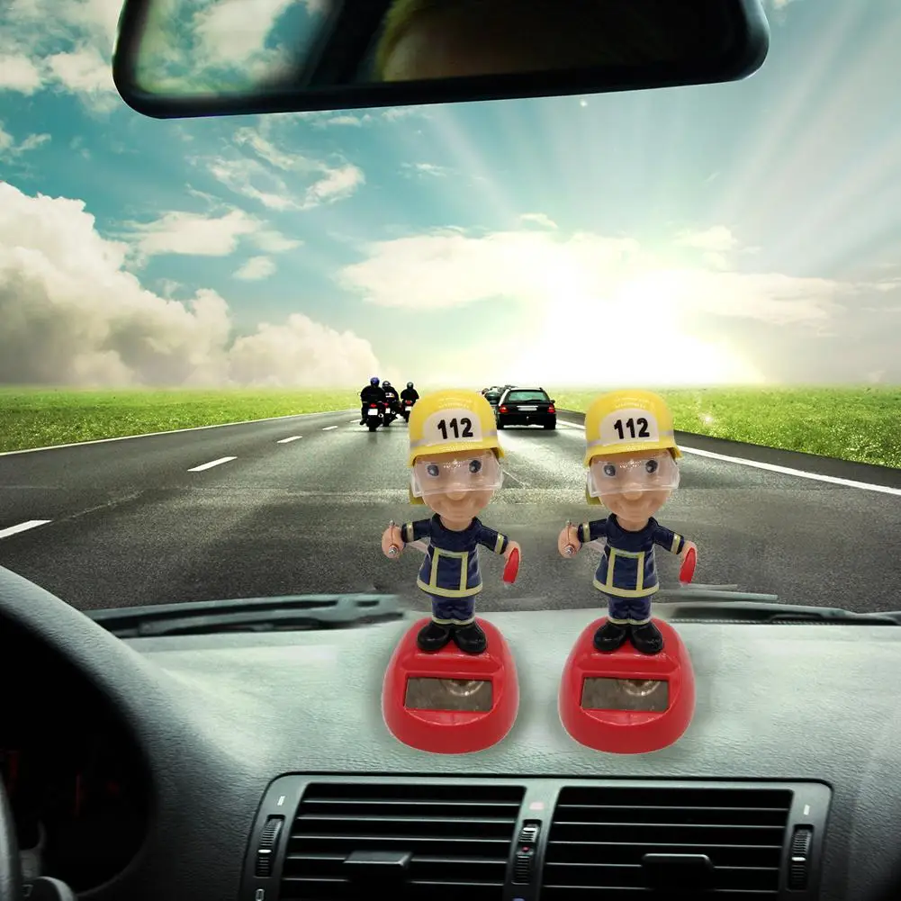 Car Solar Decoration Firefighter Shaking Head Doll Car Accessory Auto Ornament Interior Decoration Doll Creative Cartoon Tool
Car Solar Decoration Firefighter Shaking Head Doll Car Accessory Auto Ornament Interior Decoration Doll Creative Cartoon Tool