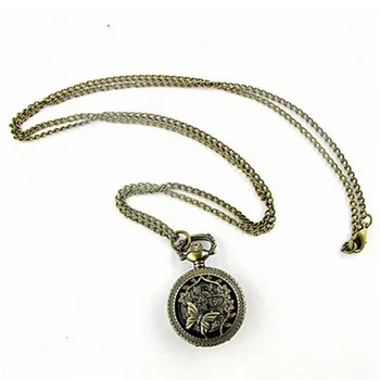 Superior Retro Bronze Butterfly and Flower Openwork Cover Pocket Quartz Watch August 1
Superior Retro Bronze Butterfly and Flower Openwork Cover Pocket Quartz Watch August 1