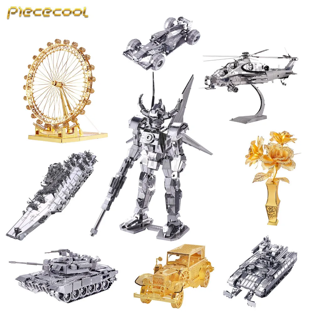 Piececool 3D Metal Military Truck Sports Car Tank Ferris Wheel Pirate Ship Aircraft Assembly Model Puzzle Creative Children Toys
Piececool 3D Metal Military Truck Sports Car Tank Ferris Wheel Pirate Ship Aircraft Assembly Model Puzzle Creative Children Toys