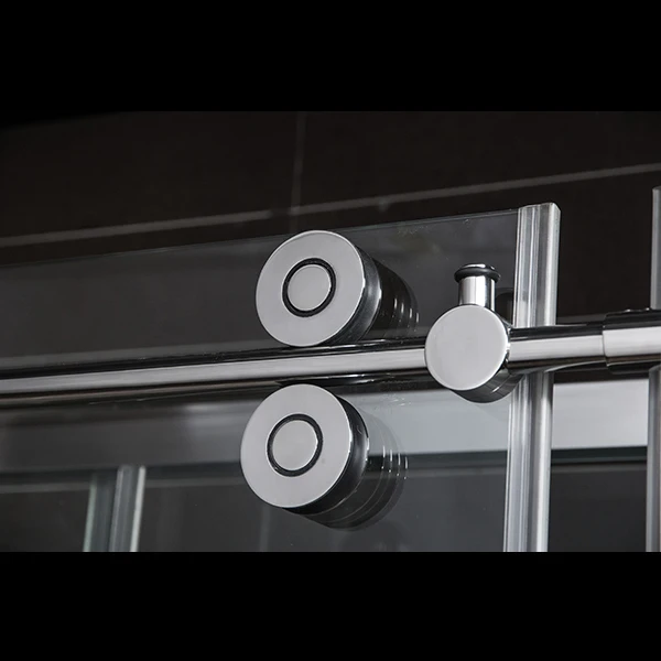 Image Chrome finished stainless steel shower door hardware,Sliding hardware for frameless shower partition door