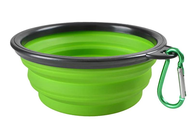 green dog bowl