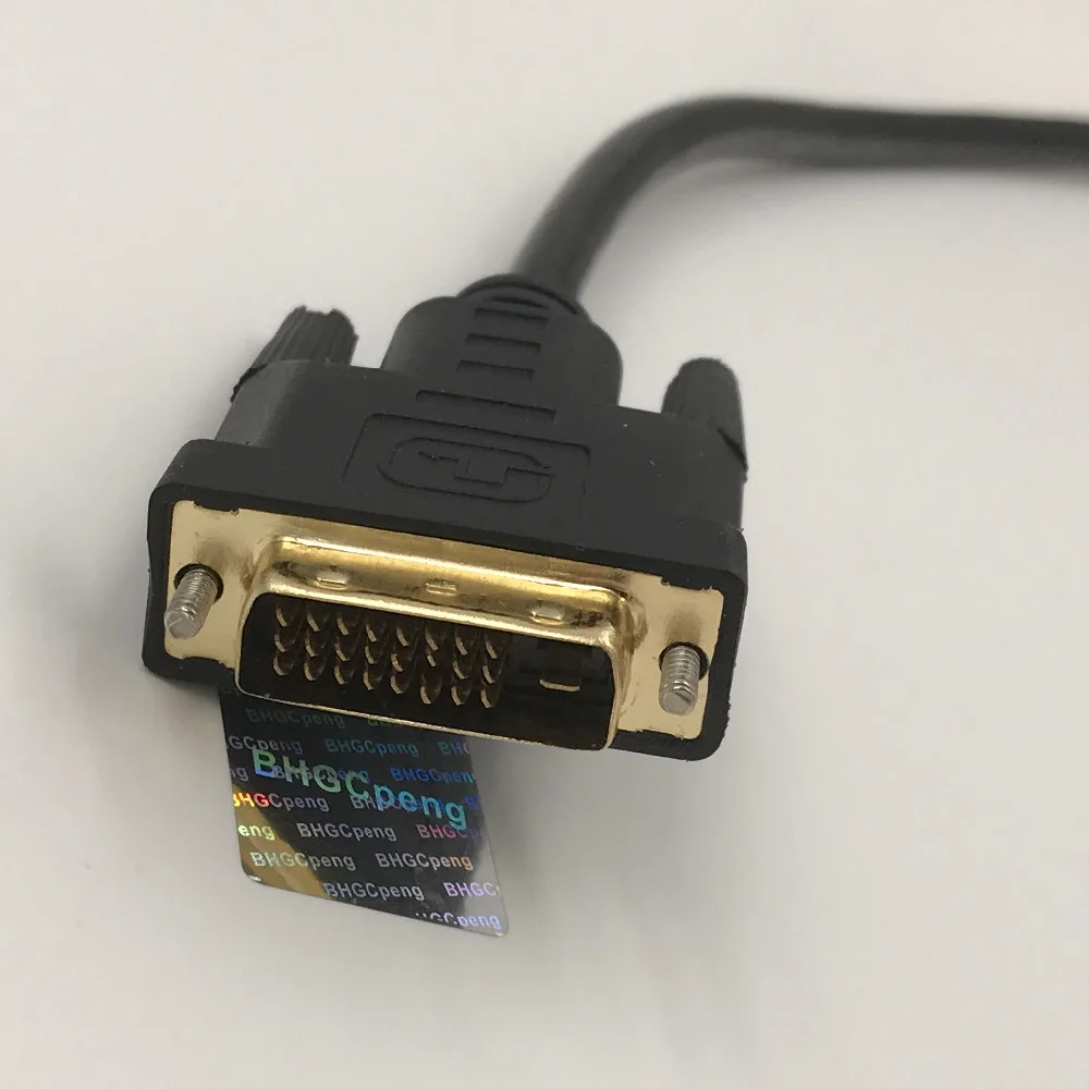 Кабель DVI-VGA с золотым разъемом DVI-D 24 + 1 штекер в HDTV Женский кабель 1080P конвертер для
