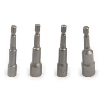 4x SAE 1/4'' Hex Shank Quick-Change Power Magnetic Nut Driver Bit Socket Adapter
4x SAE 1/4'' Hex Shank Quick-Change Power Magnetic Nut Driver Bit Socket Adapter