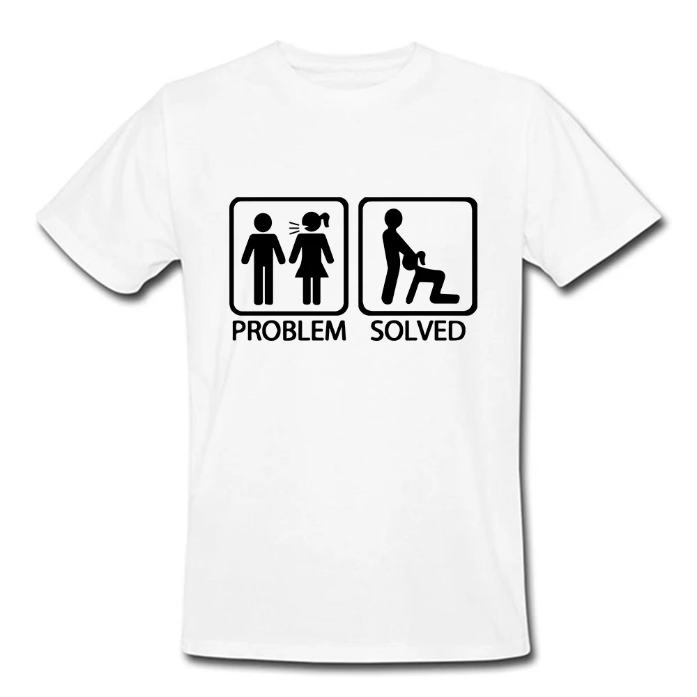Wholesale Problem solved Men T Shirt 100% Cotton Personality Custom T shirt High Quality O-Neck t-shirts Short Sleeve
Wholesale Problem solved Men T Shirt 100% Cotton Personality Custom T shirt High Quality O-Neck t-shirts Short Sleeve