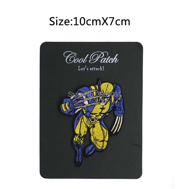 4" X-Men Mutant Wolverine Fierce Action Stance Superhero Movie TV Series Costume Embroidered Emblem applique iron on patch
4" X-Men Mutant Wolverine Fierce Action Stance Superhero Movie TV Series Costume Embroidered Emblem applique iron on patch