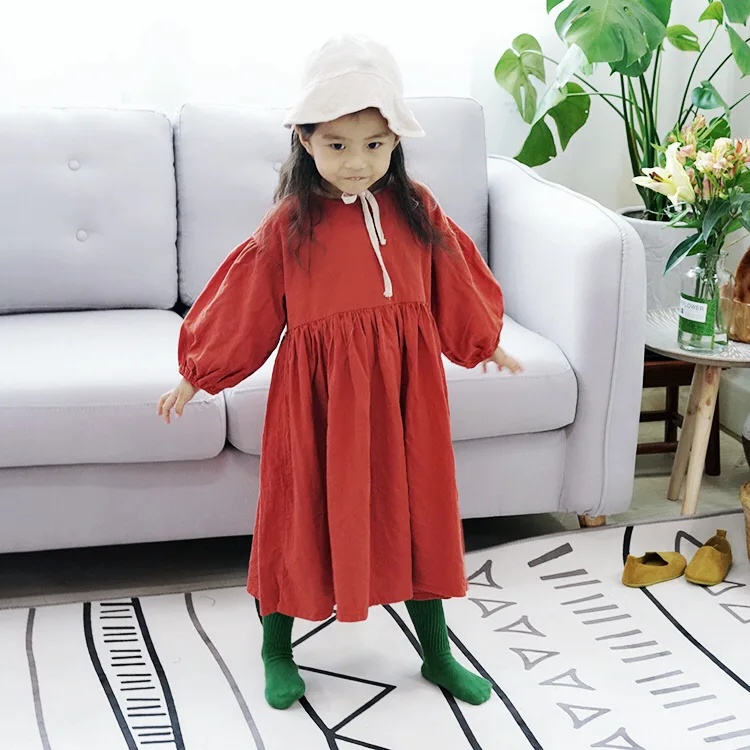 2018 Autumn Girl Dress Maxi Linen Kids Girl Clothings Korean Fashion Children Casual Girl Clothes
2018 Autumn Girl Dress Maxi Linen Kids Girl Clothings Korean Fashion Children Casual Girl Clothes