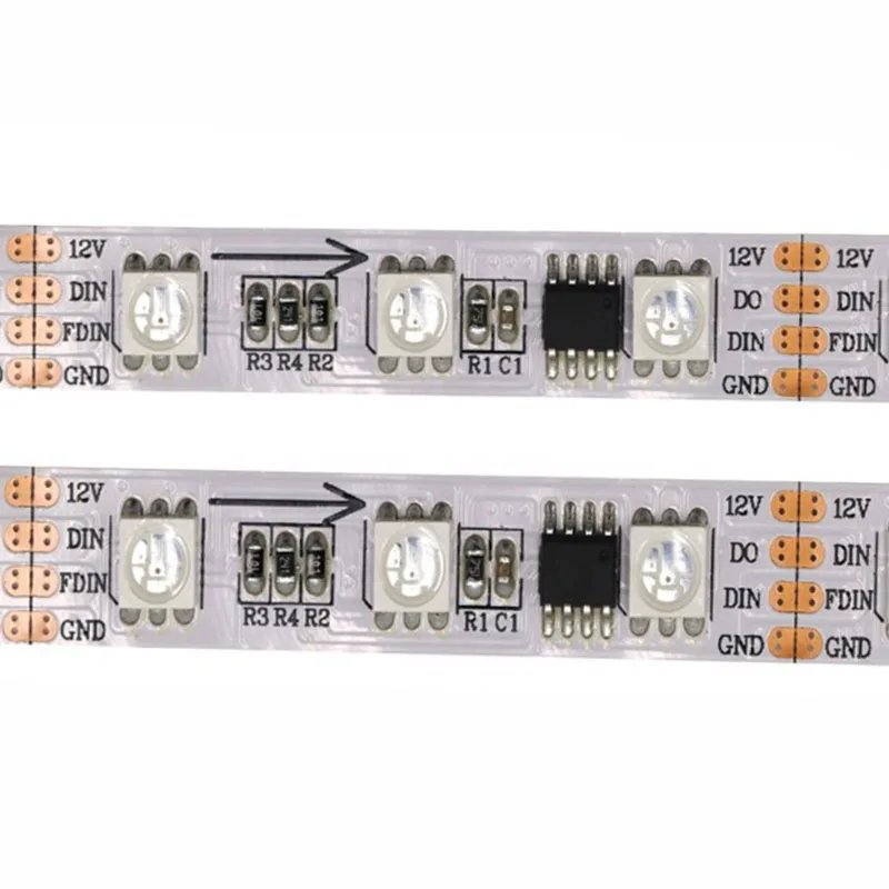 Hot sales WS2818 addressable LED pixel light smart led strip 12V 60LED/m 20pixels/m free shipping
Hot sales WS2818 addressable LED pixel light smart led strip 12V 60LED/m 20pixels/m free shipping