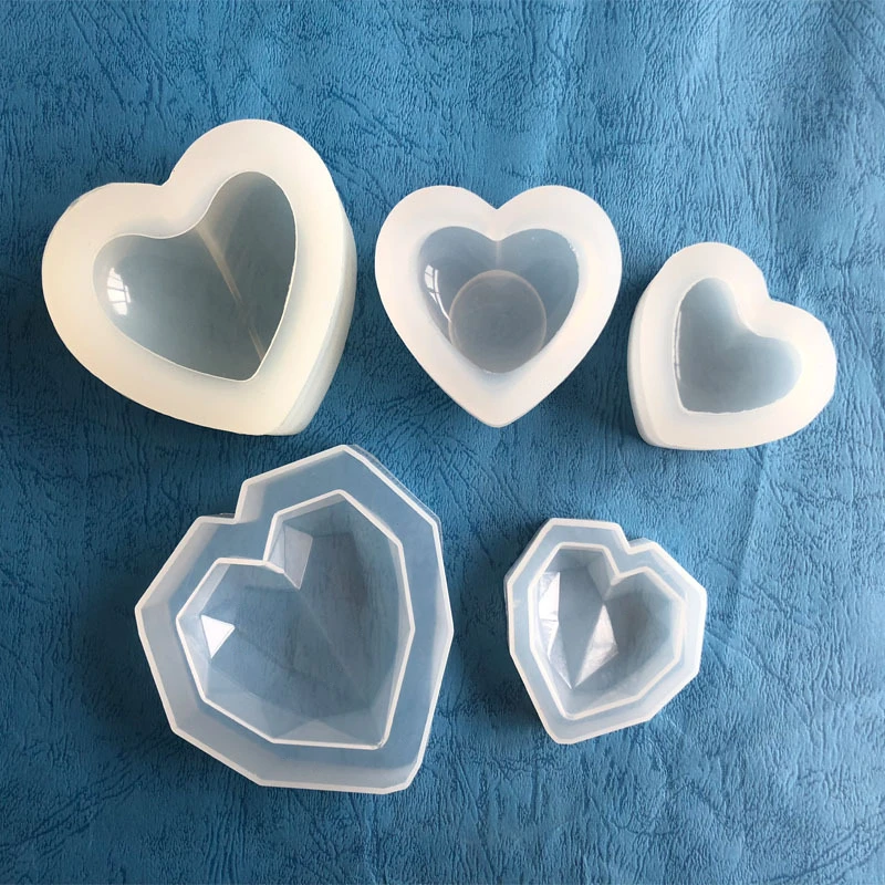 3D Rhombus Heart Mousse Fondant Cake Silicone Mould Chocolate Biscuits Molds Pastry Candy Ice Cube Baking Cake Decorating Tools
3D Rhombus Heart Mousse Fondant Cake Silicone Mould Chocolate Biscuits Molds Pastry Candy Ice Cube Baking Cake Decorating Tools