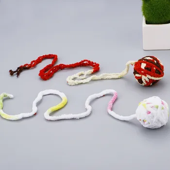 1pc Pet Chew Toys Scratching Woolen Ball Yarn Rope Cat Teaser Interactive Toy Dog Puppy Cat Kitten Balls Funny Toys Pet Supplies
1pc Pet Chew Toys Scratching Woolen Ball Yarn Rope Cat Teaser Interactive Toy Dog Puppy Cat Kitten Balls Funny Toys Pet Supplies