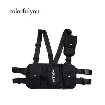 Fashion Street wear women Men Tactical Chest Rig Multi-pockets Waistcoat Chest Bag Vest Functional Waist Packs Bag Kanye West
Fashion Street wear women Men Tactical Chest Rig Multi-pockets Waistcoat Chest Bag Vest Functional Waist Packs Bag Kanye West