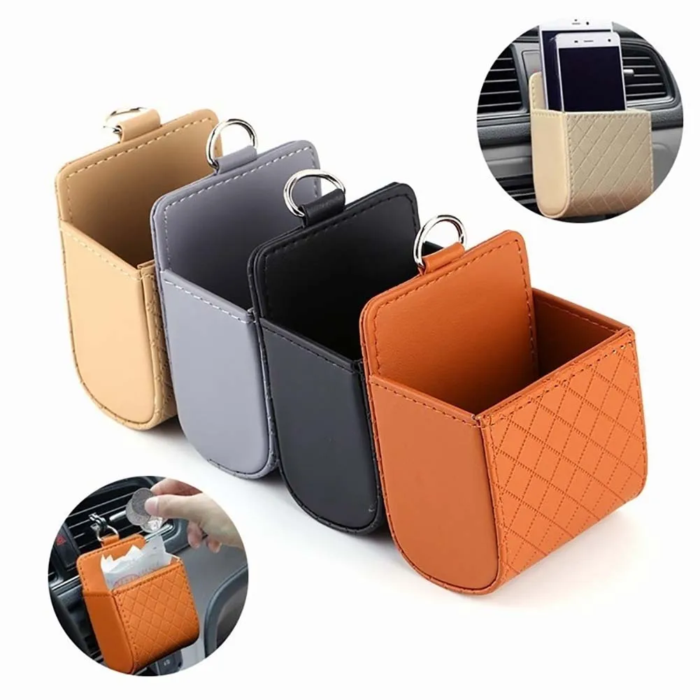 Car Vent Outlet Trash Box PU Leather Car Mobile Phone Holder Storage Bag Organizer Automobile Hanging Box Car Styling 3 Colors
Car Vent Outlet Trash Box PU Leather Car Mobile Phone Holder Storage Bag Organizer Automobile Hanging Box Car Styling 3 Colors