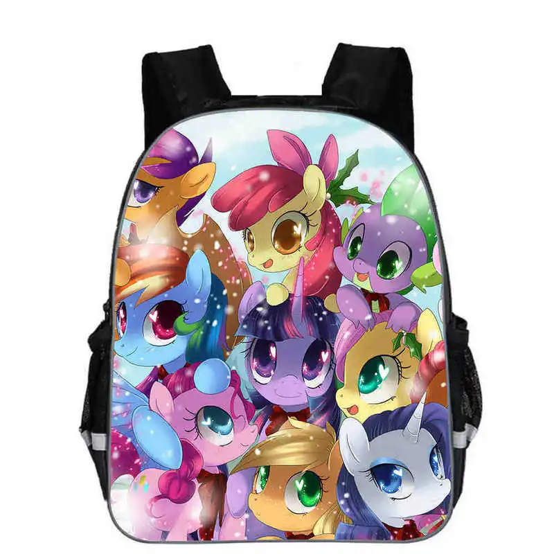 Cute 13 Inch Cartoon Backpack Small Pony Rainbow Horse Teenagers Boys Girls Toddler Animal Kid School Book Bags Mochila Bolsa
Cute 13 Inch Cartoon Backpack Small Pony Rainbow Horse Teenagers Boys Girls Toddler Animal Kid School Book Bags Mochila Bolsa