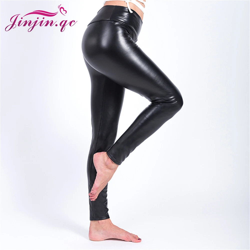Jinjin.QC Winter Women Warm Leggings Black PU Leather Pants High Waist Casual Warm Solid Faux Leather Leggins Mujer Legins
Jinjin.QC Winter Women Warm Leggings Black PU Leather Pants High Waist Casual Warm Solid Faux Leather Leggins Mujer Legins