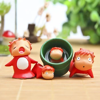 SJFC 4Pcs/lot On The Cliff Action Figures Toy Ponyo Figure Gardening Accessories Classic Collection Toy 2-3cm
SJFC 4Pcs/lot On The Cliff Action Figures Toy Ponyo Figure Gardening Accessories Classic Collection Toy 2-3cm