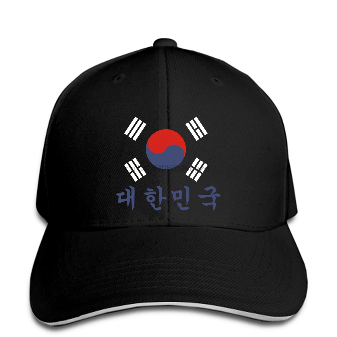 

Men Baseball Cap 2019 South Korea Flag With South Korea In Hangeul s Mens Hat Printing Online Snapback Cap Women Hat Peaked