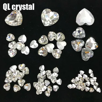QL Crystal ALL SIZE Heart Pointback Crystal Rhinestone High Quality for Jewelry Making DIY Accessories
QL Crystal ALL SIZE Heart Pointback Crystal Rhinestone High Quality for Jewelry Making DIY Accessories