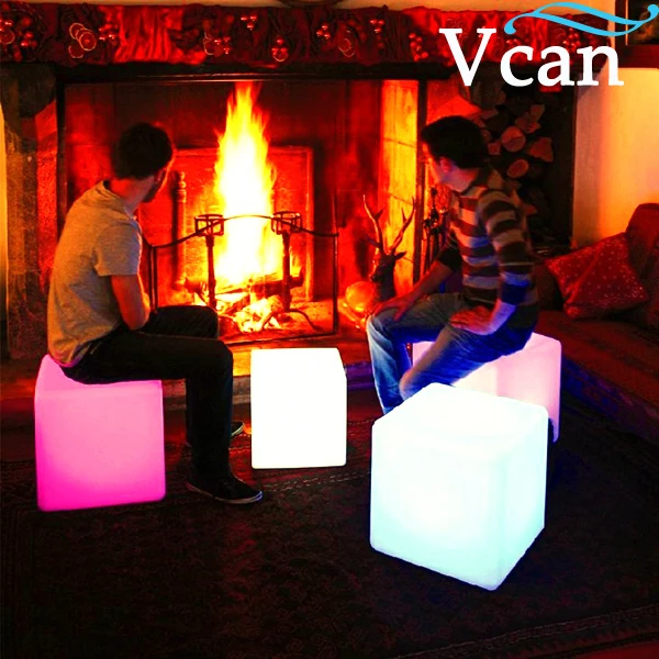 40*40*40cm colours change rechargeable lithium battery remote control Hot LED Furniture LED Light Up Square Cube Chair Seat
40*40*40cm colours change rechargeable lithium battery remote control Hot LED Furniture LED Light Up Square Cube Chair Seat