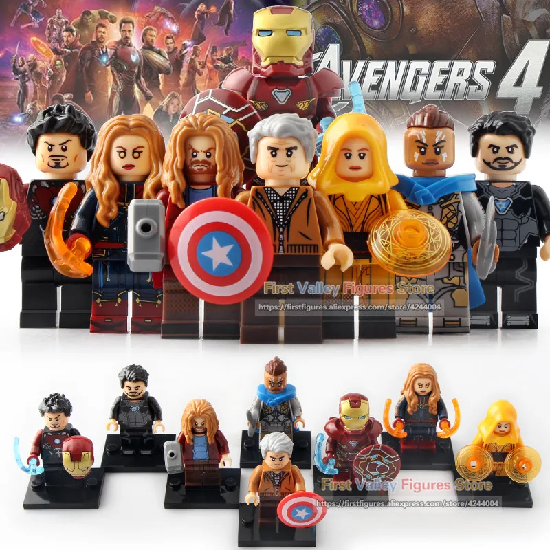 Single Sale Avengers 4 Iron Man Figures Ancient One Captain America Thor Tony Stark Figures Building Blocks Toys X0260
Single Sale Avengers 4 Iron Man Figures Ancient One Captain America Thor Tony Stark Figures Building Blocks Toys X0260