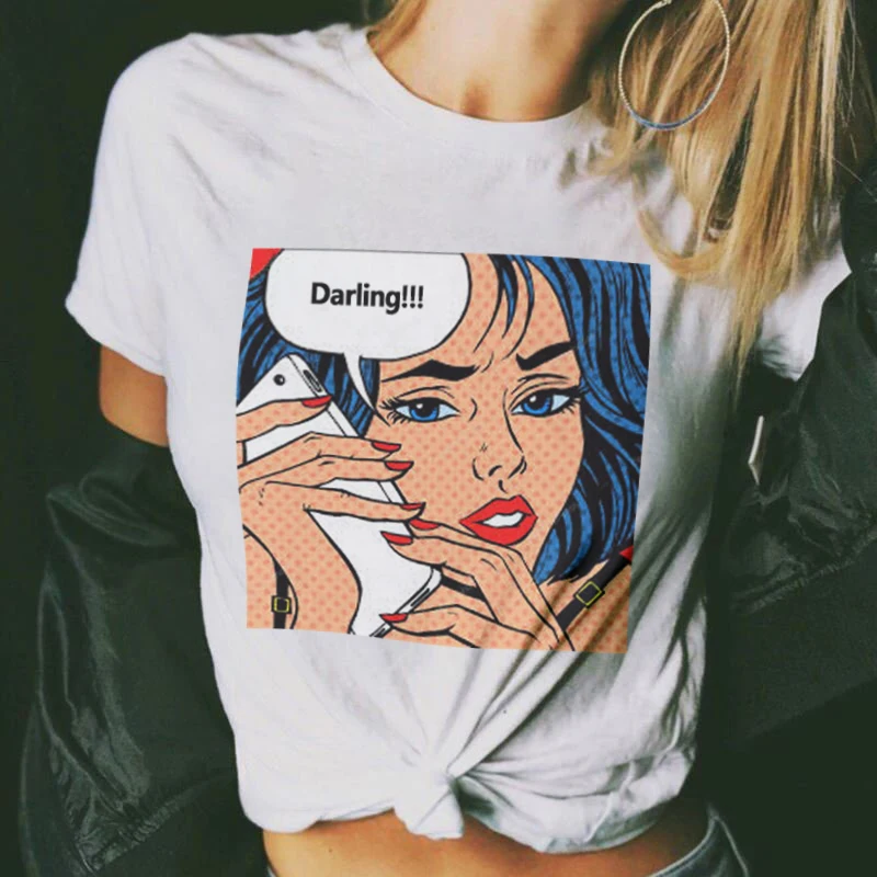 ZSIIBO Funny T-shirt Female Fashion Dialogue Print Tees Summer short sleeve Girls Costume Ladies Tops Vogue clothes CX6L204
ZSIIBO Funny T-shirt Female Fashion Dialogue Print Tees Summer short sleeve Girls Costume Ladies Tops Vogue clothes CX6L204