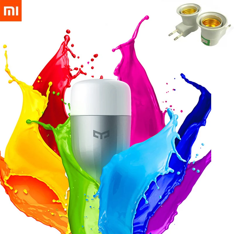 XiaoMi Yeelight Colorful Bulb E27 Smart APP WIFI Remote Control Smart LED Light RGB / Colorful temperature Romantic lamp bulb
XiaoMi Yeelight Colorful Bulb E27 Smart APP WIFI Remote Control Smart LED Light RGB / Colorful temperature Romantic lamp bulb