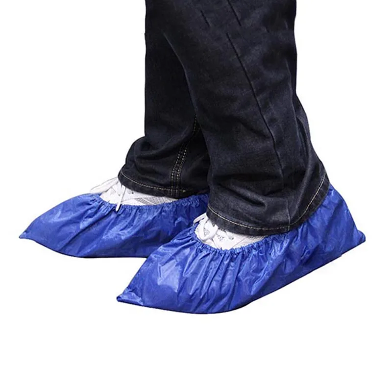 HEBA Rain-proof rain cover shoe reutilisables (1 Pair: Blue)