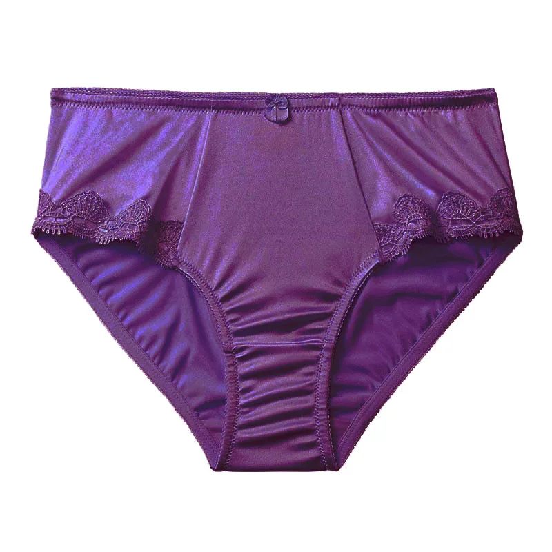 BL954 2015 Women Underwear Panties Purple/Blue/Red/Pink/Black 6 Color Satin Embroidery Big Size XL/2XL/3XL/4XL/5XL/6XL/7XL 13