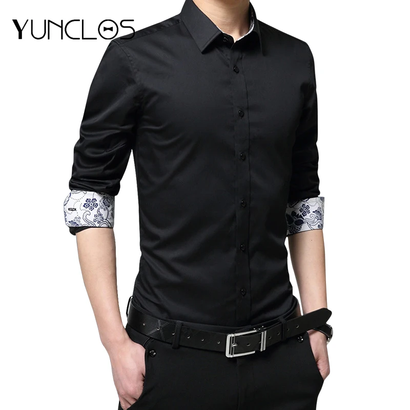 YUNCLOS Patchwork Shirt Men's Business Casual Shirts Blouses Fashion Brand Clothing Printed Long Sleeve Blousas Camisa Masculina
YUNCLOS Patchwork Shirt Men's Business Casual Shirts Blouses Fashion Brand Clothing Printed Long Sleeve Blousas Camisa Masculina