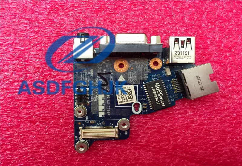 Оригинал для DELL LATITUDE E6430 USB ETHERNET Аудио VGA плата CN-051WP9 QAL80 LS-7781P | Компьютеры и офис