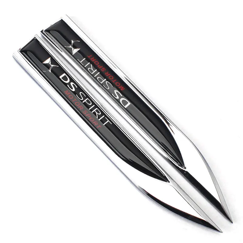 2 шт авто значок на крыло эмблема металл Стикеры для маркировка &quotDS Spirit&quot Logo Styling