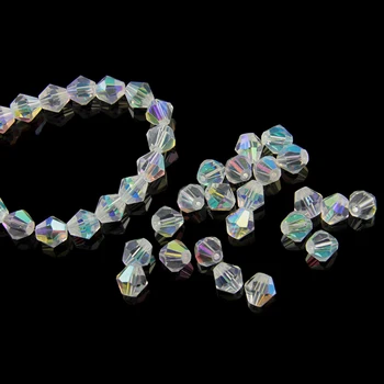 Clear AB Color 8mm 1440pcs/bag Crystal Bicone Beads Ornament Jewelry Beads Loose Beads for Diy Jewelry Making
Clear AB Color 8mm 1440pcs/bag Crystal Bicone Beads Ornament Jewelry Beads Loose Beads for Diy Jewelry Making