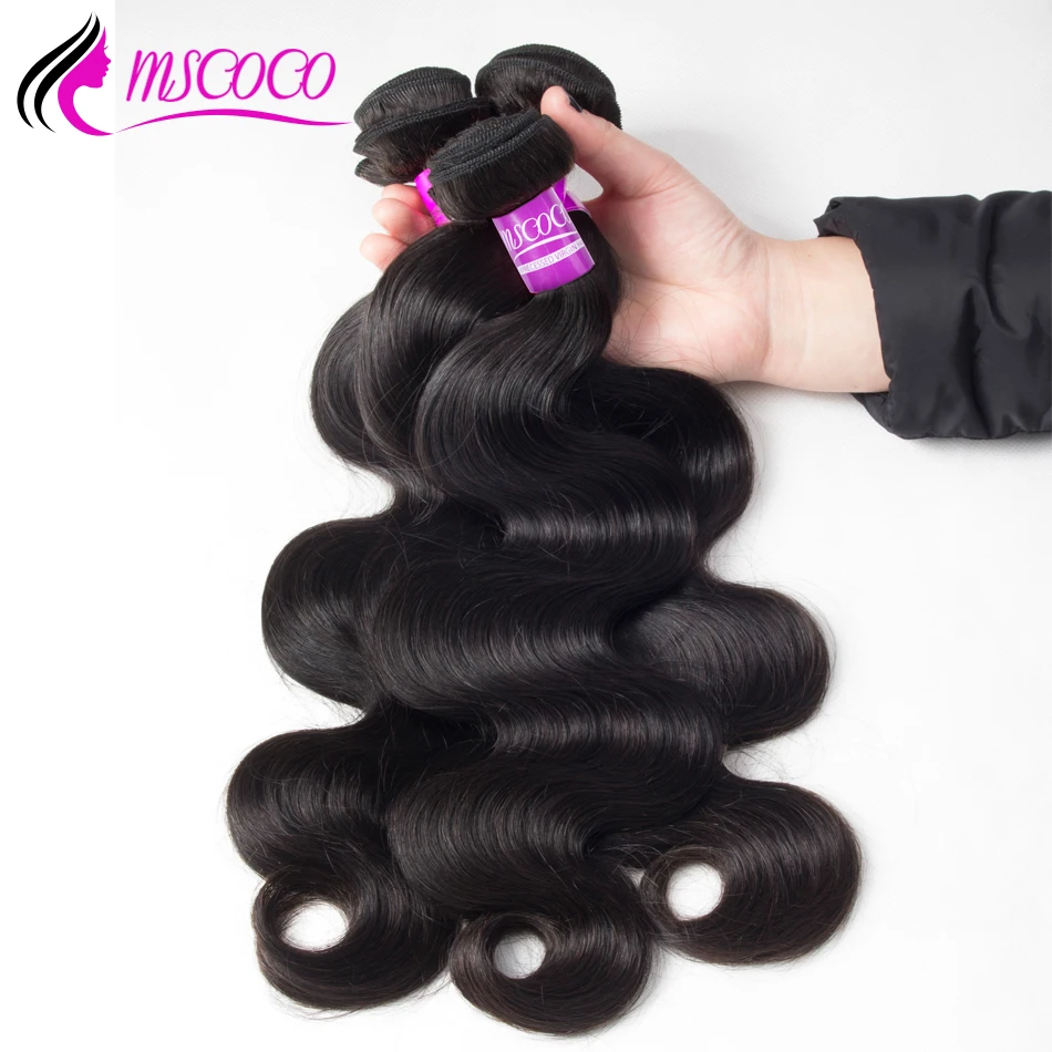 Mscoco Hair Brazilian Body Wave Bundles Remy Human Hair Weave 3 Bundles Deal Natural Color 10-26 Inch Hair Extension
Mscoco Hair Brazilian Body Wave Bundles Remy Human Hair Weave 3 Bundles Deal Natural Color 10-26 Inch Hair Extension