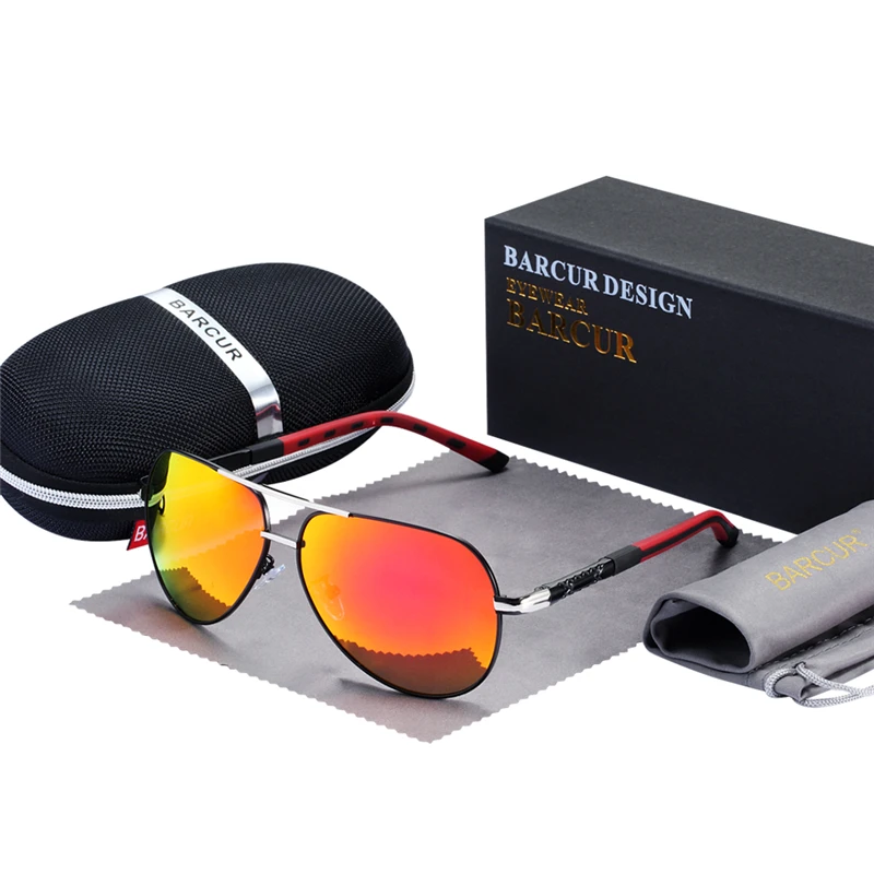 BARCUR Fashion Glasses Hot Style Men Sunglasses