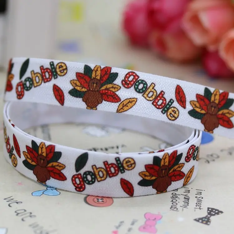 5/8'' Free shipping Fold Over Elastic FOE thanksgiving day turkey printed headband hair band diy decoration wholesale OEM B275
5/8'' Free shipping Fold Over Elastic FOE thanksgiving day turkey printed headband hair band diy decoration wholesale OEM B275