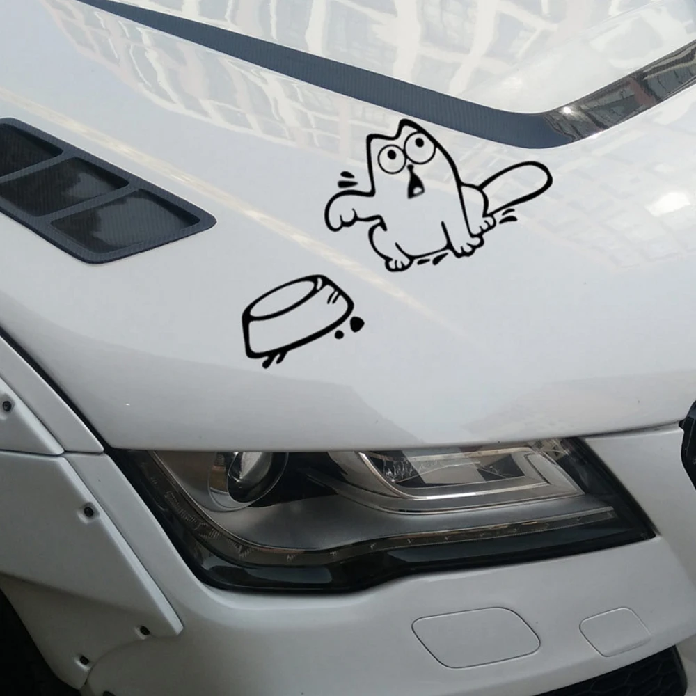8.3CM x 3.3cm Funny Cat Car Stickers and Decals For Auto Car/Bumper/Window Car Window Decor Auto Motorcycle Sticker Car-styling
8.3CM x 3.3cm Funny Cat Car Stickers and Decals For Auto Car/Bumper/Window Car Window Decor Auto Motorcycle Sticker Car-styling