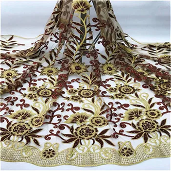African Lace Fabric 2018 High Quality African yellow Lace With beads stones Gold Lace Applique African Dresses For Women
African Lace Fabric 2018 High Quality African yellow Lace With beads stones Gold Lace Applique African Dresses For Women