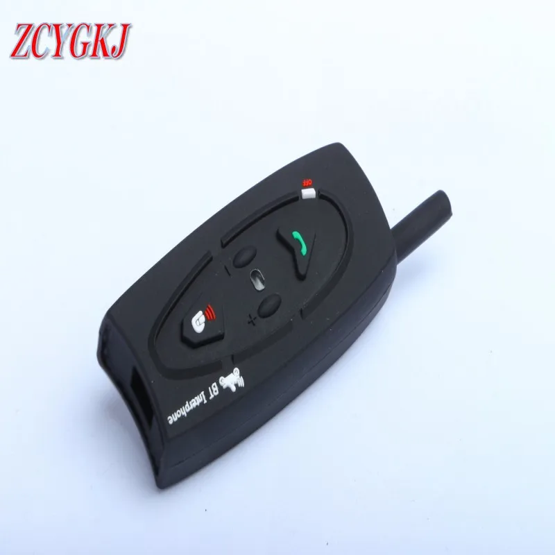 Image 500M V2 Motorcycle Moto Bluetooth Headset Ski Snowmobile Helmet Intercom Intercomunicador de motos Headphones for 2 Riders