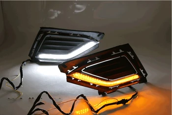 Osmrk led drl daytime running light for Volkswagen 2017 with Dynamic moving yellow turn signal
Osmrk led drl daytime running light for Volkswagen 2017 with Dynamic moving yellow turn signal