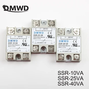 Solid State Relay SSR-10VA SSR-25VA SSR-40VA 10A 25A 40A Relais Regulator 24-380VAC Output SSR 10VA 25VA 40VA
Solid State Relay SSR-10VA SSR-25VA SSR-40VA 10A 25A 40A Relais Regulator 24-380VAC Output SSR 10VA 25VA 40VA