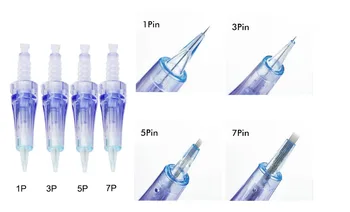 Eyebrow Tattoo Cartridge 1 3 5 7pin Needles Permanent Makeup Needle Tips For Electric Auto Microneedle A1 A6 Derma Pen, 10pcs
Eyebrow Tattoo Cartridge 1 3 5 7pin Needles Permanent Makeup Needle Tips For Electric Auto Microneedle A1 A6 Derma Pen, 10pcs