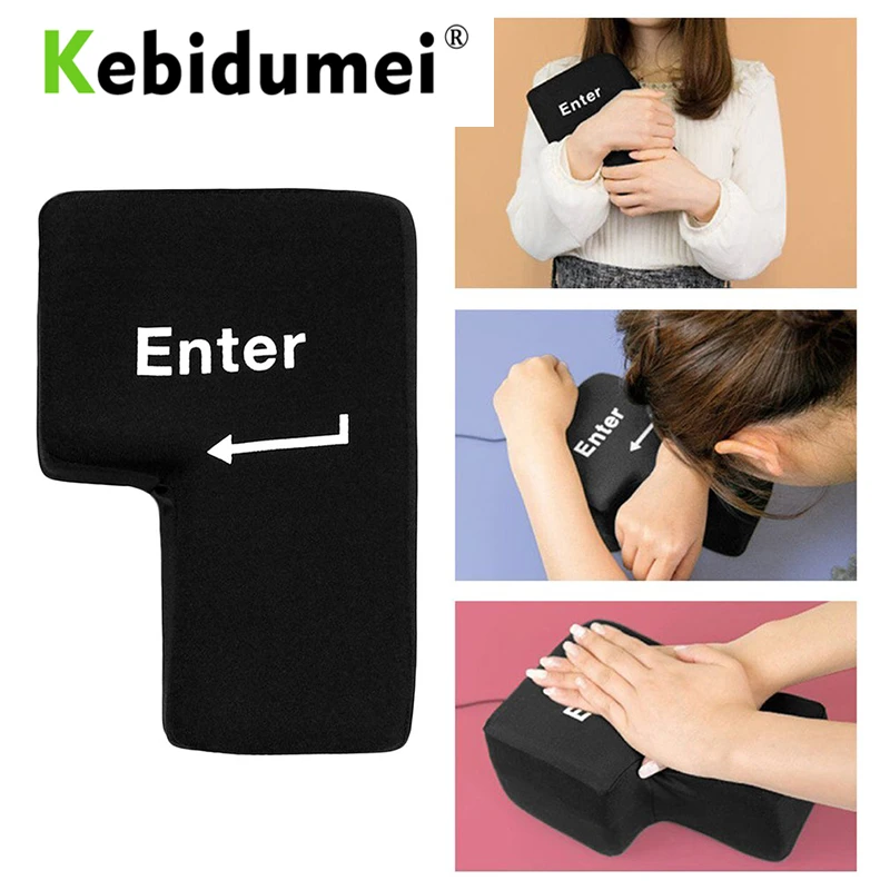 Kebidumei Hot USB Big Enter Key Large Enter Key Decompression Computer Any Vent Pillows Button Desktop Pillow For Programmer
Kebidumei Hot USB Big Enter Key Large Enter Key Decompression Computer Any Vent Pillows Button Desktop Pillow For Programmer
