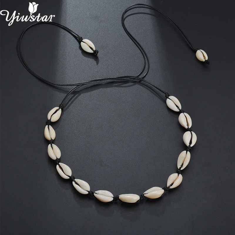 Yiustar Natural Summer Beach Shells Chokers Necklaces Elegant Bohemian Seashell Necklace Jewelry for Women Girls Birthday Gift
Yiustar Natural Summer Beach Shells Chokers Necklaces Elegant Bohemian Seashell Necklace Jewelry for Women Girls Birthday Gift