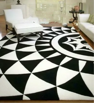 WINLIFE European Fashion Black And White Carpet, The Sitting Room The Bedroom Tartan Rug, Acrylic Carpets
WINLIFE European Fashion Black And White Carpet, The Sitting Room The Bedroom Tartan Rug, Acrylic Carpets