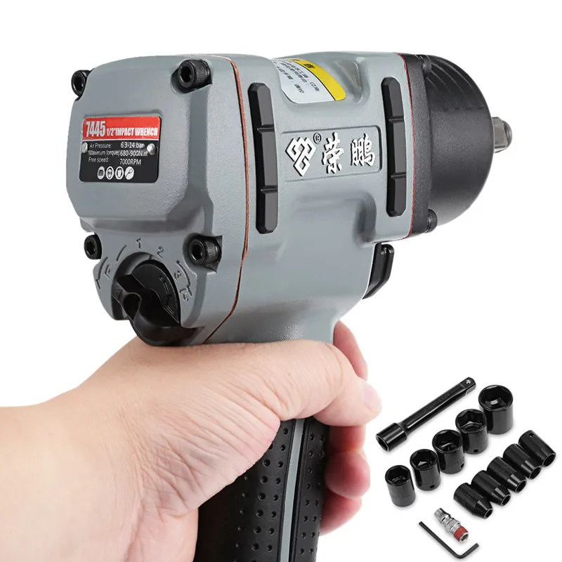 Rongpeng Air Impact Wrench Pneumatic Tools Socket Set Compact Gun Adjustable power regulator Hand Tool
Rongpeng Air Impact Wrench Pneumatic Tools Socket Set Compact Gun Adjustable power regulator Hand Tool