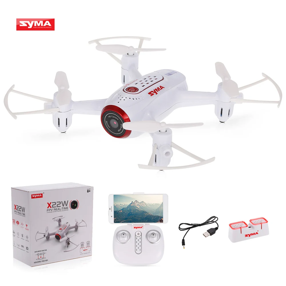 Newest SYMA X22W RC Helicopter Quadcopter Drone FPV Wifi Real Time Transmission Headless Mode Hover Function Drones With Camera
Newest SYMA X22W RC Helicopter Quadcopter Drone FPV Wifi Real Time Transmission Headless Mode Hover Function Drones With Camera
