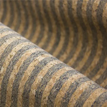 Cork fabric 65*50cm/25.5*19.6inch stripe Natural cork leather natural Material Kork Cof-55
Cork fabric 65*50cm/25.5*19.6inch stripe Natural cork leather natural Material Kork Cof-55