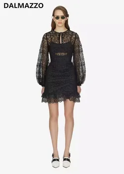 Designer Women Self Portrait Runway Lace Lantern Long Sleeve Fishtail Mini Dress 2018 Autumn Luxury Ladies Casual Party Dresses
Designer Women Self Portrait Runway Lace Lantern Long Sleeve Fishtail Mini Dress 2018 Autumn Luxury Ladies Casual Party Dresses