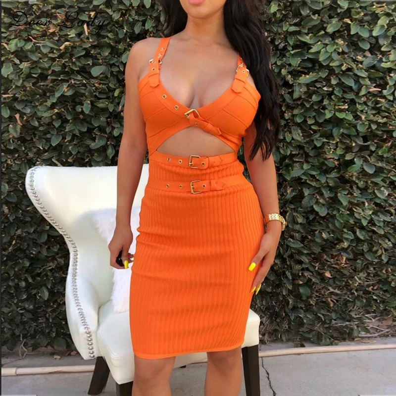 Bandage Dress Rayon 2019 New Arrivals Orange Bandage Dress Clubwear Summer With Belt Studded V Neck Bodycon Bandage Sexy Dress
Bandage Dress Rayon 2019 New Arrivals Orange Bandage Dress Clubwear Summer With Belt Studded V Neck Bodycon Bandage Sexy Dress