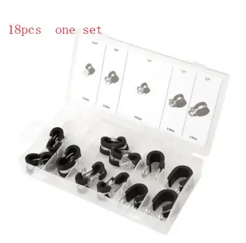 Free shipping Pipe Clamp 18pcs/lot Galvanized iron Rubber Lined P Clips Cable Mounting Hose Pipe Clamp Mikalor
Free shipping Pipe Clamp 18pcs/lot Galvanized iron Rubber Lined P Clips Cable Mounting Hose Pipe Clamp Mikalor