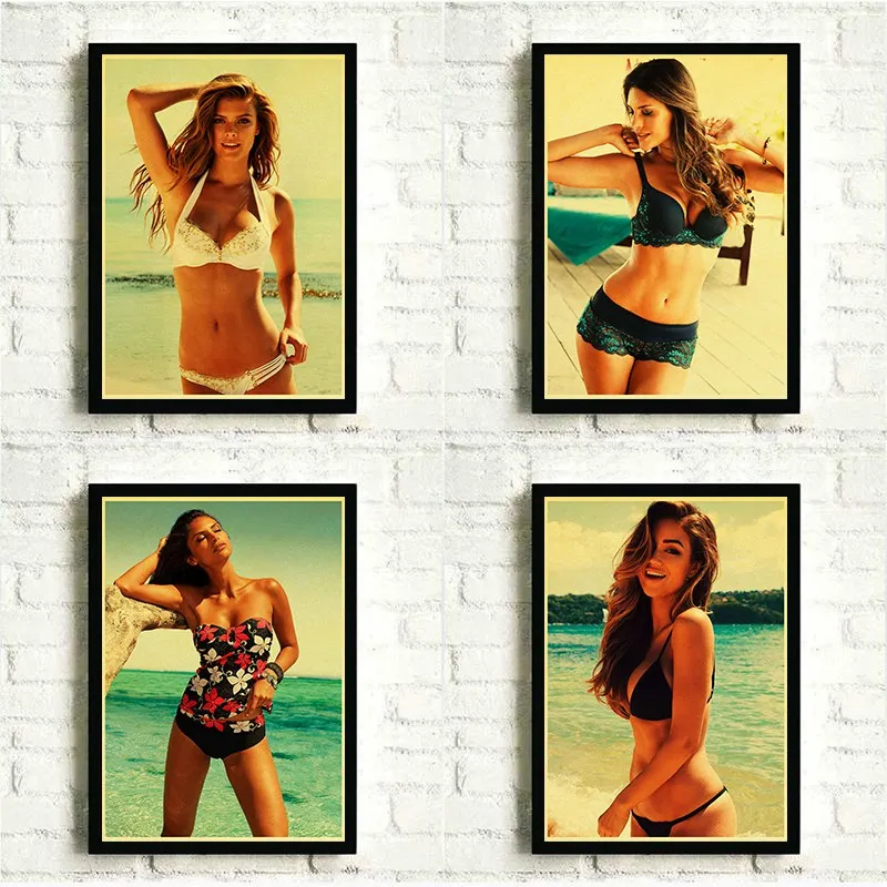 Nina Agdal Sexy Bikini Girls Swimsuit Supermodel Art Kraft Paper Poster Decoration Painting Wallpaper
Nina Agdal Sexy Bikini Girls Swimsuit Supermodel Art Kraft Paper Poster Decoration Painting Wallpaper